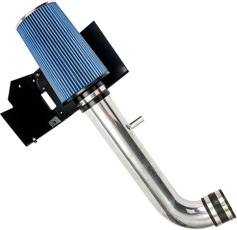 KAX 3 inch Cold Air Intake System Kit + Heat Shield Replacement for 2012-2017 Wrangler, 2018 Wrangler JK, Blue in Kuwait