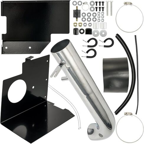 KAX 3 inch Cold Air Intake System Kit + Heat Shield Replacement for 2012-2017 Wrangler, 2018 Wrangler JK, Blue in Kuwait