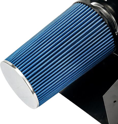 KAX 3 inch Cold Air Intake System Kit + Heat Shield Replacement for 2012-2017 Wrangler, 2018 Wrangler JK, Blue in Kuwait