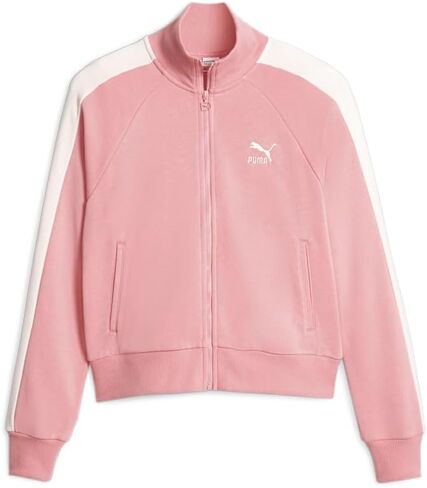 PUMA Womens Iconic T7 Athletic Outerwear Casual - Pink in Saudi Arabia