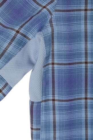 Club Ride Women's Liv'n Flannel Shirt - Stylish & Versatile Comfort for Biking and Hiking Outdoor Adventures - Faded Denim - Small in Kuwait