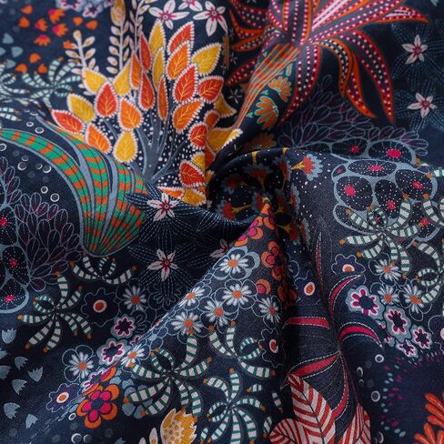 YIUME Women's Hawaiian Shirt Quirky Plants Print Cotton Button-up Short Sleeve Quirky Plants Women Shirt in Kuwait