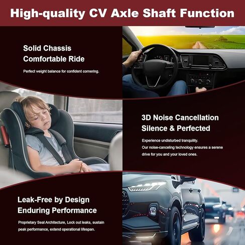 Anytek CV Axle Shaft Front Passenger & Driver for Honda Odyssey EX LX 2011 2012 2013 3.5L Replace# NCV10048, NCV36009 Left & Right CV Axle Shaft Assembly in Kuwait