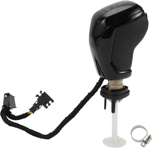 Automatic Gear Shifter Knob for VW Golf MK7 MK7.5 2013-2019 Plastic Faux Leather Automotive Gearbox Stick Shifter Lever Knob Black in Saudi Arabia