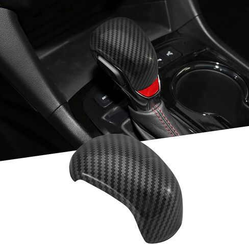 TOMALL Car Gear Shift Knob Cover Compatible with Chevy Equinox Malibu Colorado Crew Cab Shifter Panel Trim for Trax Blazer Trailblazer Gear Lever Cover Decoration for Car Shifter (Red) in Saudi Arabia