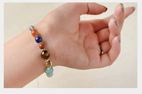 سوار جان آند دي كريستال طبيعي 925 من الفضة النظام الشمسي in Kuwait