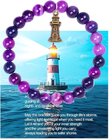 Lighthouse Motivational Gifts Lighthouse Bracelet for Women Lighthouse Jewelry for Lighthouse Lover in Kuwait
