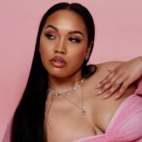 قلادة Amour Pink Solstice (ذهبي 18 بوصة) in Kuwait