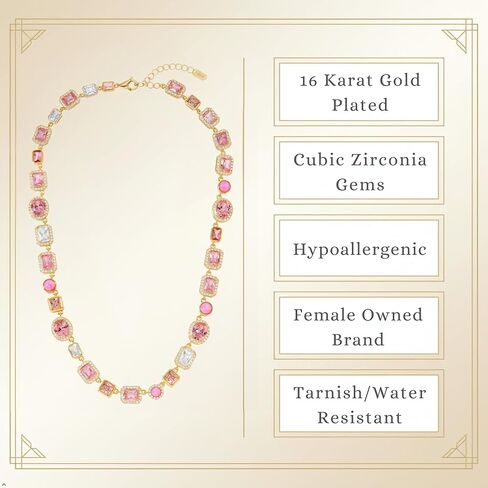 قلادة Amour Pink Solstice (ذهبي 18 بوصة) in Kuwait