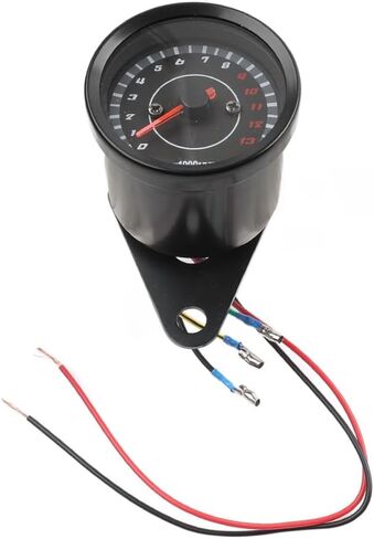 SIKUAI 1 Pc Night Light Tachometer Gauge 12V back light tachometer Black Universal For Motorcycle Models of DC 12V in Kuwait