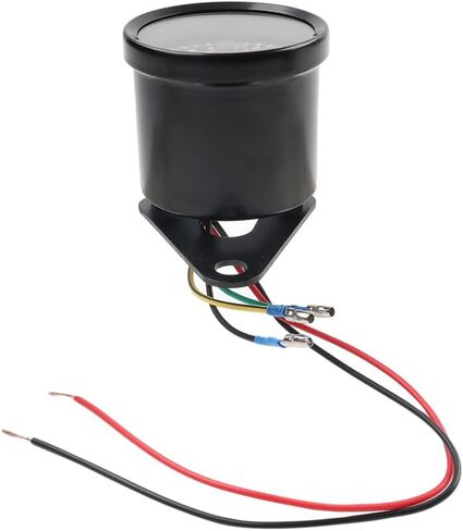 SIKUAI 1 Pc Night Light Tachometer Gauge 12V back light tachometer Black Universal For Motorcycle Models of DC 12V in Kuwait