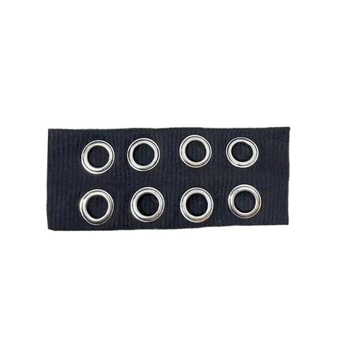 Grommet Headband, Y2k Wide Eyelet HeadbandS, Elastic Hairband Grunge Accessories Punk Hair Accessories, Stretchy Hair band for Women (Black, Style-2) in Kuwait