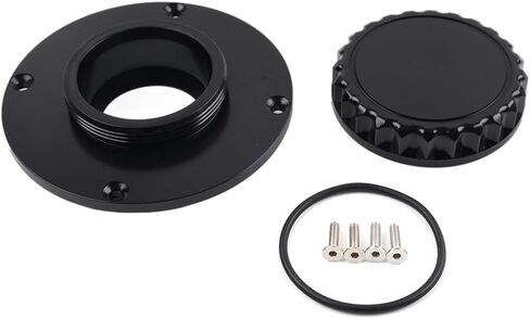GZYF Motorcycle Gas Tank Cover Oil Petrol Cap (Type A) for BMW K Series K75 K1100 K100 CNC Aluminum Alloy Black in Saudi Arabia