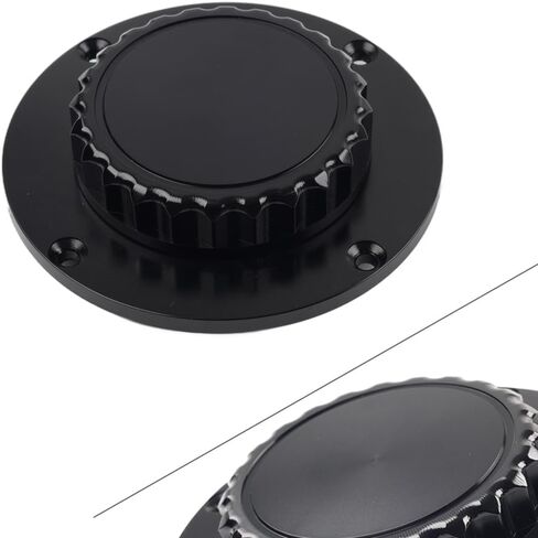 GZYF Motorcycle Gas Tank Cover Oil Petrol Cap (Type A) for BMW K Series K75 K1100 K100 CNC Aluminum Alloy Black in Saudi Arabia