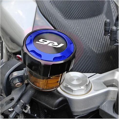 Front And Rear Brake Fuel Tank Cap And Filler Cap Protection Accessories Compatible With R6 YZF R6 YZF-R6 2010-2020 2021 2022(Four black) in Saudi Arabia