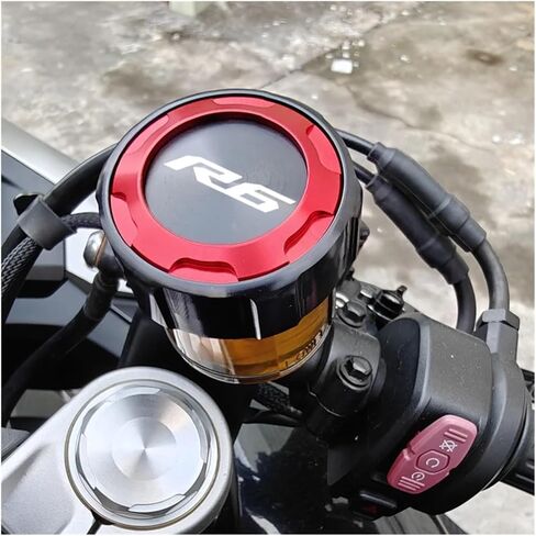 Front And Rear Brake Fuel Tank Cap And Filler Cap Protection Accessories Compatible With R6 YZF R6 YZF-R6 2010-2020 2021 2022(Four black) in Saudi Arabia