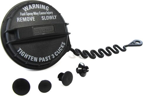 Atlantic British Ltd. Fuel Filler Gas Cap with Tether LR138718 or LR053665, Original Equipment by Stant, Compatible with Land Rover LR3, LR4, Range Rover Sport, Evoque, and Velar in Kuwait