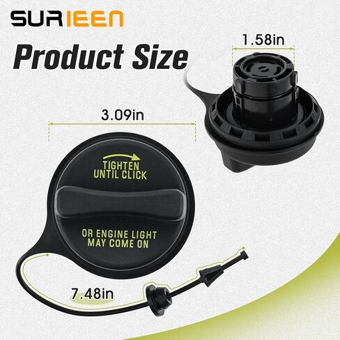 غطاء وقود بغطاء غاز XU5Z-9030-MA، متوافق مع رحلة استكشافية من السلسلة E F-150 F-250 F-350 F-450 F-550 Windstar | بلاكوود نافيجيتور in Saudi Arabia