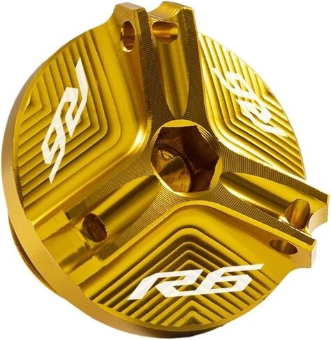 Front And Rear Brake Fuel Tank Cap And Filler Cap Protection Accessories Compatible With R6 YZF R6 YZF-R6 2010-2020 2021 2022(Four black) in Saudi Arabia