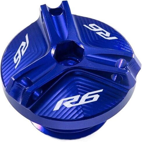 Front And Rear Brake Fuel Tank Cap And Filler Cap Protection Accessories Compatible With R6 YZF R6 YZF-R6 2010-2020 2021 2022(Four black) in Saudi Arabia