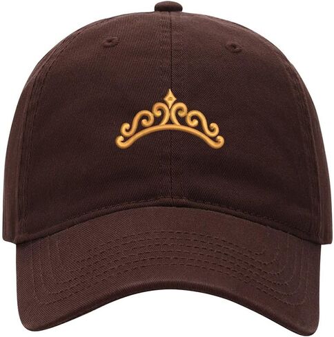 قبعة بيسبول للرجال والنساء، مطرزة بتاج الأميرة، من القطن المغسول، قبعات بيسبول in Kuwait