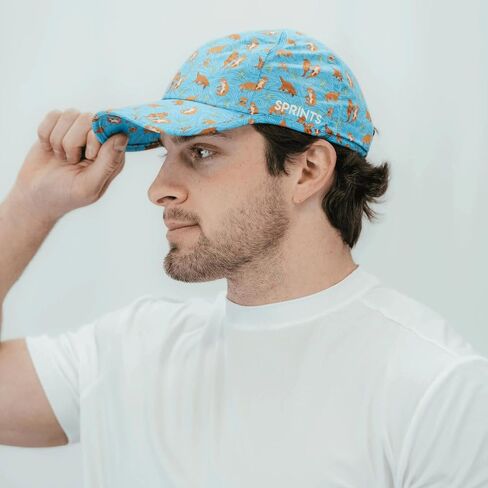 Sprints Race Day Performance Running Cap | The Lightweight, Quick Dry, Sport Hat, One Size, Unisex (Otterly Awesome Otter) in Kuwait