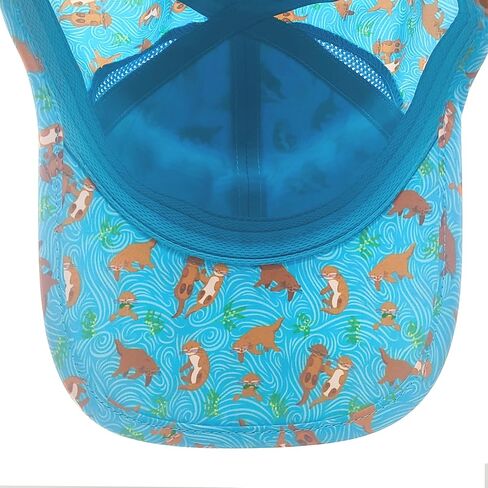 Sprints Race Day Performance Running Cap | The Lightweight, Quick Dry, Sport Hat, One Size, Unisex (Otterly Awesome Otter) in Kuwait