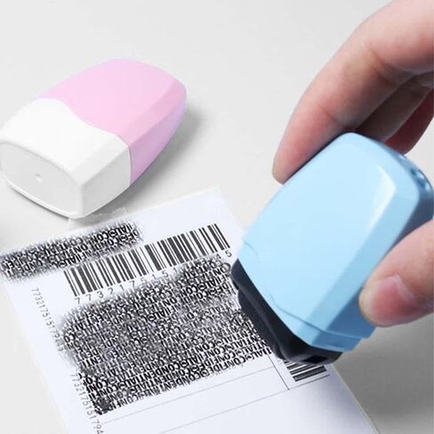 Identity Theft Protection Roller Stamp, 1 Count Confidential Roller Stamp, Anti Theft, Privacy & Security Stamp, Designed for ID Blackout Security in Saudi Arabia