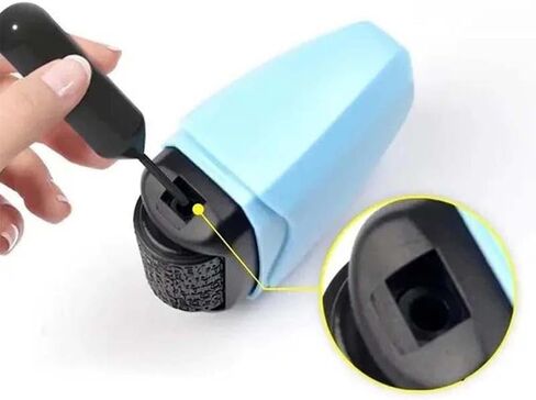 Identity Theft Protection Roller Stamp, 1 Count Confidential Roller Stamp, Anti Theft, Privacy & Security Stamp, Designed for ID Blackout Security in Saudi Arabia