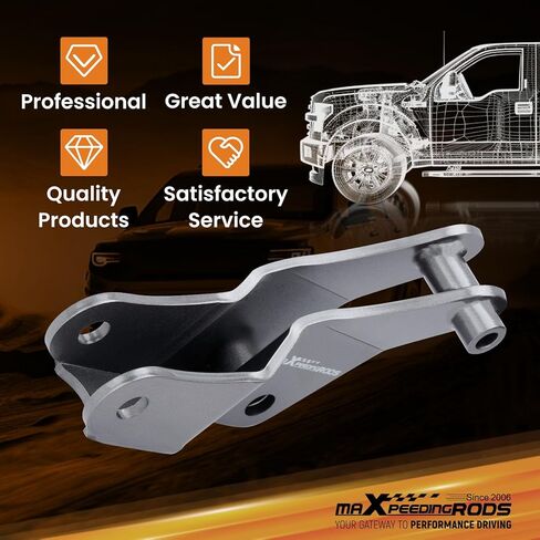 دعامة إسقاط شريط المسار من maxpeedingrods لسيارة دودج رام 2500 4WD دودج رام 3500 4WD 2003-2008، لقوس نقل شريط رفع بانهارد 2-6 بوصة in Saudi Arabia