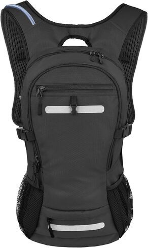 20L Hydration Backpack with 3L Water Bladder Water Backpack for Hiking Hydration Pack Insulated Daypack for Commuting Black in Saudi Arabia