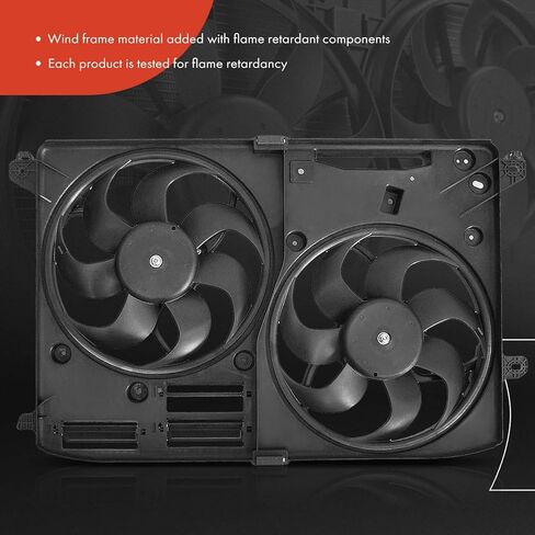 A-Premium Engine Radiator Cooling Fan Assembly Compatible with Select Ford & Lincoln Models - Fusion 2016-2020, MKZ 2016-2020 - Replace# FG9Z8C607B in Saudi Arabia