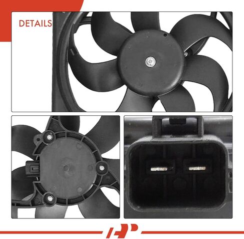 A-Premium Engine Radiator Cooling Fan Assembly Compatible with Select Ford & Lincoln Models - Fusion 2016-2020, MKZ 2016-2020 - Replace# FG9Z8C607B in Saudi Arabia