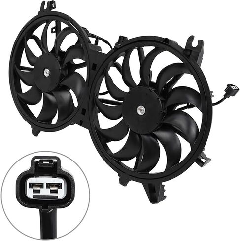 Radiator Cooling Fans Replacement for 2008-2012 for INFINITI for EX35 3.5L 2009-2012 for INFINITI for FX35 3.5L 2009-2011 for INFINITI for FX50 5.0L 2011-2012 for INFINITI for G25 2.5L in Saudi Arabia