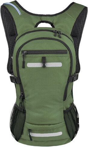 20L Hydration Backpack with 3L Water Bladder Water Backpack for Hiking Hydration Pack Insulated Daypack for Commuting Black in Saudi Arabia