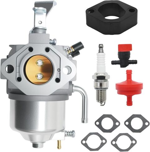 715668 Carburetor Kit Includes Fuel Filter and Spark Plug, Replacement for B&S 185432 185436 185437 185462 187437 Lawnmower Engine, Replaces 715671 715670 715443 715312 in Saudi Arabia