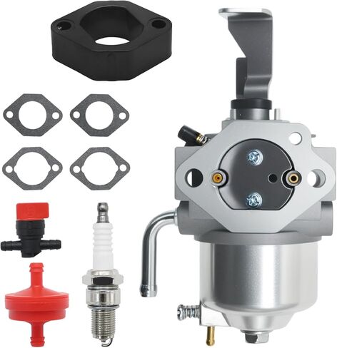715668 Carburetor Kit Includes Fuel Filter and Spark Plug, Replacement for B&S 185432 185436 185437 185462 187437 Lawnmower Engine, Replaces 715671 715670 715443 715312 in Saudi Arabia