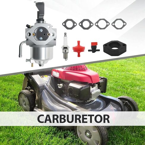 715668 Carburetor Kit Includes Fuel Filter and Spark Plug, Replacement for B&S 185432 185436 185437 185462 187437 Lawnmower Engine, Replaces 715671 715670 715443 715312 in Saudi Arabia