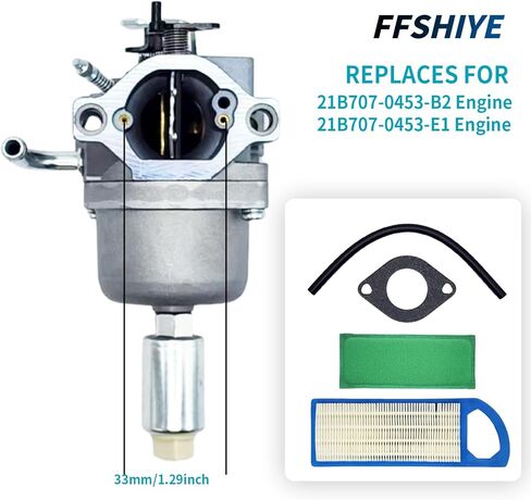 مكربن ​​لـ B&S 594601 591736 796587 19 19.5 20 20.5 21 HP محرك حرفي ركوب جزازة العشب جرار Intek اسطوانة واحدة OHV Motor Nikki Carb مع حشية وأدوات تنظيف in Saudi Arabia
