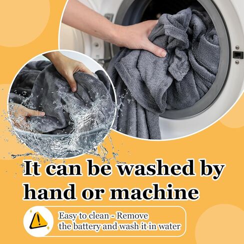 رداء مُدفأ للرجال مع غطاء للرأس - أرواب حمام مُدفأة للرجال مع 3 مستويات للتدفئة، رداء حمام طويل من الصوف من القطيفة in Kuwait