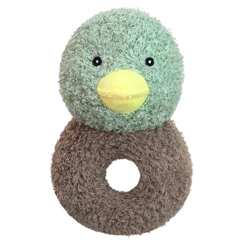 Baby Duck Soft Rattle Toy, Plush Duck Infant Shaker Rattle Easy-Grasp Stuffed Animal Toy, Gifts for Newborns Babies Toddlers Boys Girls, Yellow, 5.3 Inches in Saudi Arabia