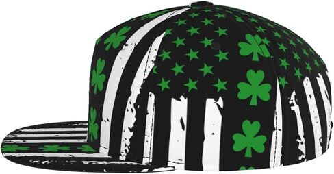 St. Patrick's Day Theme Baseball Cap Snapback Hat Adjustable Flat Brim Unisex Sports Hat for Men Women in Kuwait