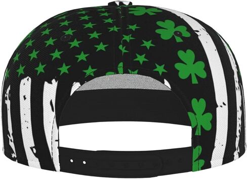 St. Patrick's Day Theme Baseball Cap Snapback Hat Adjustable Flat Brim Unisex Sports Hat for Men Women in Saudi Arabia