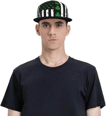 St. Patrick's Day Theme Baseball Cap Snapback Hat Adjustable Flat Brim Unisex Sports Hat for Men Women in Kuwait