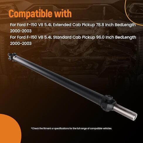 maXpeedingrods 62.008" Rear Drive Shaft Propshaft Driveshaft Assembly for Ford F-150 2000-2003, F-250 1997-1999, Automatic Transmission Replace# F65Z4602KA, F75Z4602A in Saudi Arabia