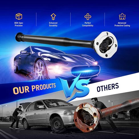 Front Drive Shaft Driveshaft Assembly Compatible with Mercedes C230 C250 C300 E350 S550 CLS63 GLK350 SL65 E63, OE# 2044102601,2214101701,2044106701, 2044101801 in Kuwait