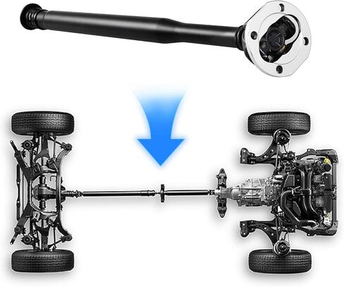 Front Drive Shaft Driveshaft Assembly Compatible with Mercedes C230 C250 C300 E350 S550 CLS63 GLK350 SL65 E63, OE# 2044102601,2214101701,2044106701, 2044101801 in Kuwait