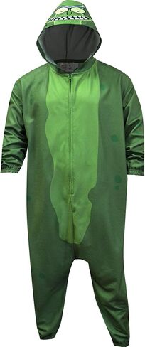 Mens Rick and Morty Pickle Rick Onesie Pajama in Saudi Arabia