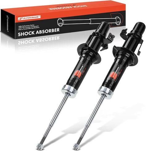 A-Premium Front Pair (2) Shock Struts Absorber Compatible with Honda Civic CRX 1988-1991 & Acura Integra 1990-1993, Driver and Passenger Side in Saudi Arabia
