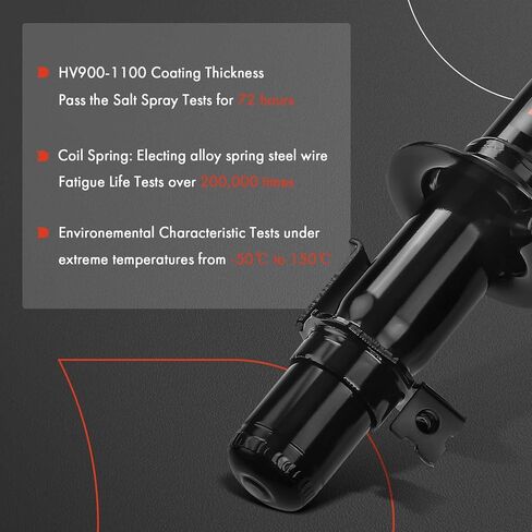 A-Premium Front Pair (2) Shock Struts Absorber Compatible with Honda Civic CRX 1988-1991 & Acura Integra 1990-1993, Driver and Passenger Side in Saudi Arabia